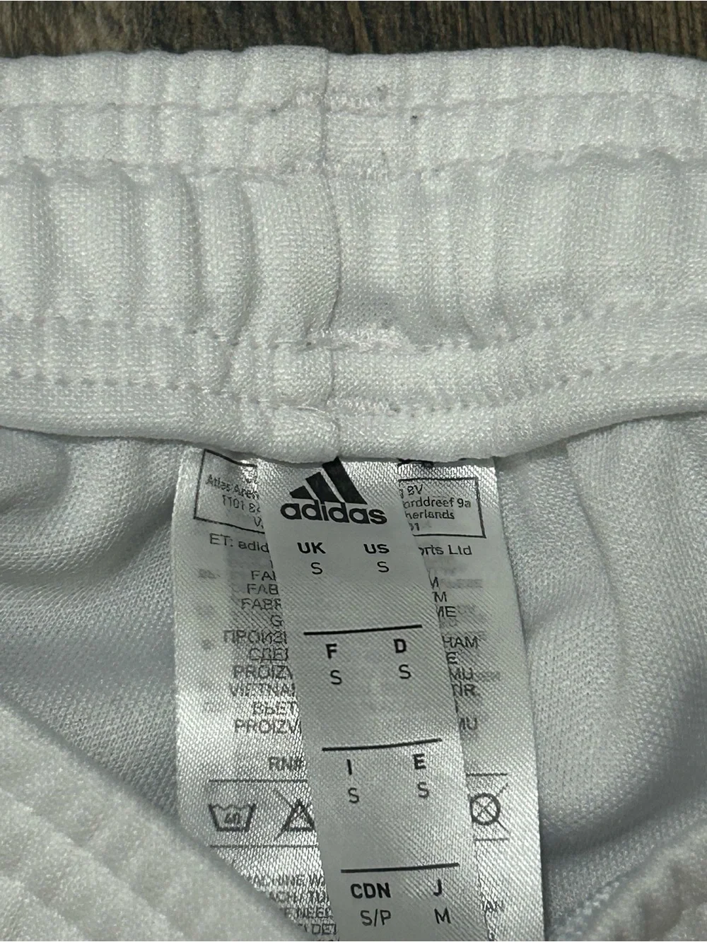 Adidas Essentials 3-Stripes Set Pants & Jacket Size S White Black  Full Zip